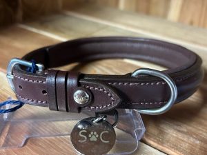 Collier chien Marron JO SILVER CROWN