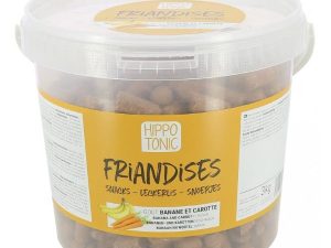 HIPPOTONIC BONBONS POUR CHEVAUX, GOÛT BANANE ET CAROTTE