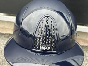 CASQUE SMART POLISH Bleu Visière Polo