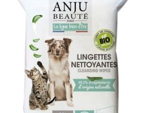 Lot de 25 lingettes nettoyantes pour chien et chat Ecosoin Bio