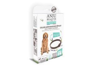 COLLIER ANTIPARASITAIRE RÉPULSIF CHIEN MOYEN