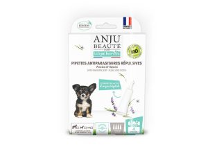 PIPETTE ANTIPARASITAIRE CHIOT ET PETIT CHIEN ECOSOIN BIO