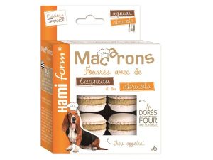 Macarons fourrés à l’agneau et l’abricot – Hami Form – 65 g – x 6